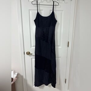 Vintage Elegant Navy Evening Dress 14